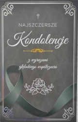 Karnet Kondolencje 2K - 048 - YEKU