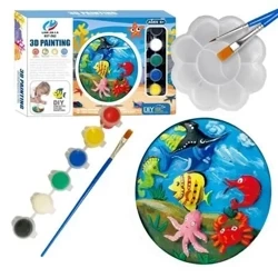 Zestaw do malowania ceramicznych płócien 3D - Maksik