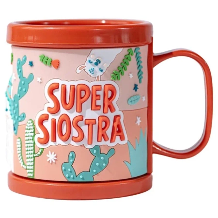 Kubek dla dziecka 3D Super Siostra - Be-Happy Gifts