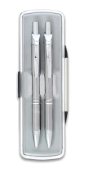 Komplet Penmate B+M lux długopis, ołówek automatyczny srebrny