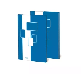 Brulion A5, 96 kartek, Kratka z Marginesem, Twarda Oprawa, Bantex Budget