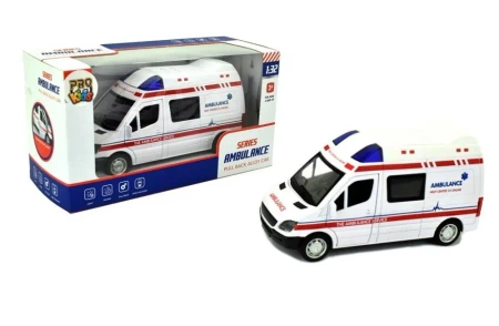 Pojazd metalowy - karetka 15cm - Pro Kids