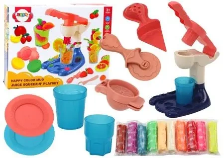 Ciastolina z akcesoriami Owoce - Leantoys