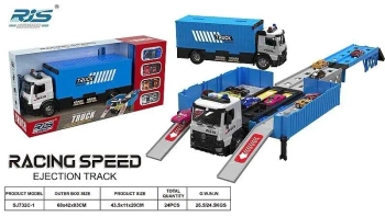 Ciężarówka z rozkładaną naczepą światło dźwięk - ADAR