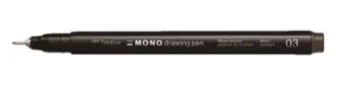 Cienkopis mono drawing 0,35mm brązowy - Tombow