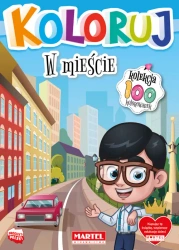 W mieście. Koloruj - Opracowanie zbiorowe