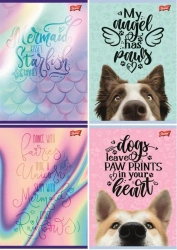 Zeszyt A4/32K linia podwójna dwukolor mix (15szt) - UNIPAP