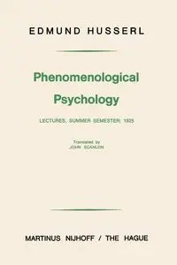 Phenomenological Psychology - Edmund Husserl