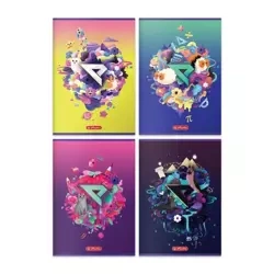 Zeszyt A4/60K kratka Ekipa (5szt) - HERLITZ