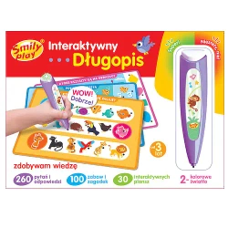 Interaktywny długopis Zdobywam wiedzę SP98305 AN01 - SMILY PLAY