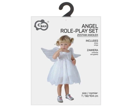 Strój dla dzieci Aniołek rozm. 92/104cm - Godan