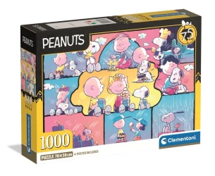 Puzzle 1000 Compact Peanuts - Clementoni