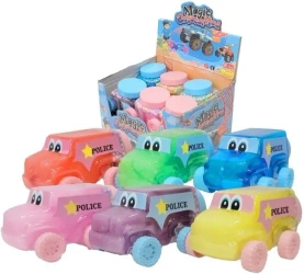 Slime z kolorowymi kuleczkami w kształcie auta MIX - Merkpol