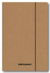 Teczka A4 z gumką Eco Kraft - Narcissus