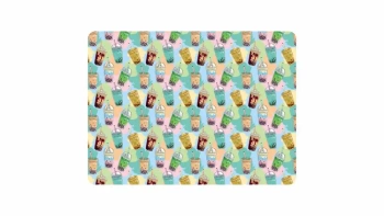 Podkładka do prac plastycznych A4 pp z nadrukiem bubble tea - BIURFOL