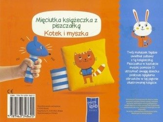 Książeczka z piszczącą figurką Kotek