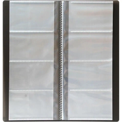 Wizytownik PP na 128 wizytówek czarny - Titanum