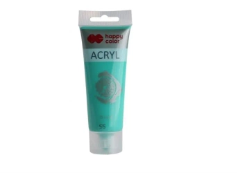 Farba akrylowa 75 ml szmaragdowy HAPPY COLOR - GDD