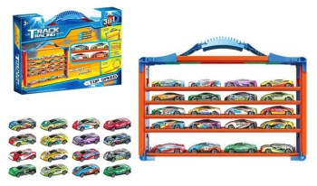 Pojazdy z regałem do przechowywania resoraków - SWEDE