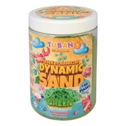 Piasek dynamiczny zielony 1kg - Tuban