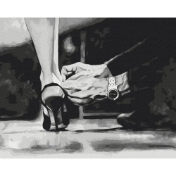 Malowanie po numerach BRUSHME 40x50cm Mowa ciała 3