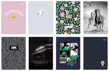 Zeszyt A5/32K kratka (10szt) - INTERDRUK