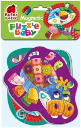 Miękkie magnetyczne puzzle Lew i Hipopotam - Roter Kafer