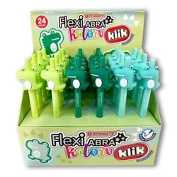 Długopis ścieralny Flexi Abra Crocodil (24szt) - Penmate