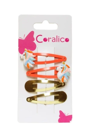 Zestaw spinek z konikiem - Coralico