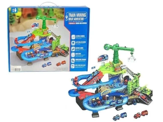 Baza załadunkowa węgla dźwig, tor, lokomotywy - ADAR