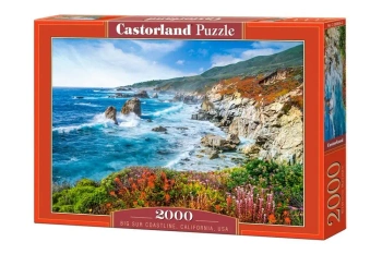 Puzzle 2000 Big Sur Coastline, California, USA - Castorland