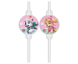 Rurki papierowe z medalionem Paw Patrol 4szt - Godan