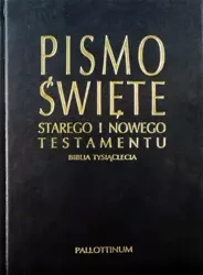Biblia Tysiąclecia granat oprawa ekologiczna - praca zbiorowa