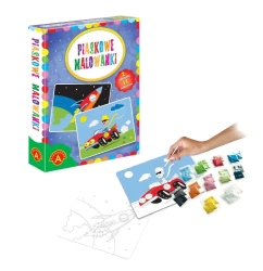 Piaskowe malowanki - Auto i Rakieta ALEX - Alexander