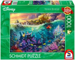 Puzzle PQ 1000 Mała Syrenka i Urszula - Schmidt