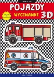 Pojazdy. Wycinanki 3D. Naklejki w prezencie - Krzysztof Tonder