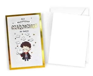 Karnet urodziny Harry Potter - Kukartka