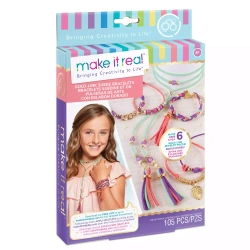 Zestaw do tworzenia bransoletek. Gold Link Suede