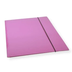 Teczka A4 z gumką lakier fioletowa 300gsm (10szt) - Penword