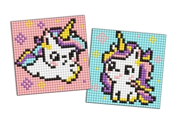 Diamentowa mozaika Kids magnes - Dwa jednorożce - Ideyka