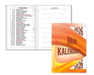Kalendarz 2026 kieszonkowy mini MIX - Sapt