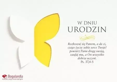 Karnet. W dniu urodzin. Rozkoszuj się Panem