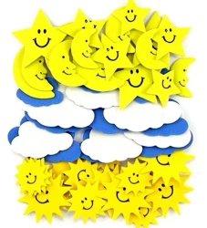 Naklejki z pianki pogoda 56szt - Dalprint dpCraft