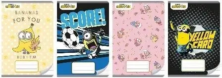 Zeszyt A5/16K kolorowe trzy linie Minionki (20szt) - Beniamin