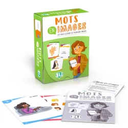 Mots en images: karty obrazkowe z grami językowymi do nauki francuskiego + e-flashcards + audio OOS - ELI