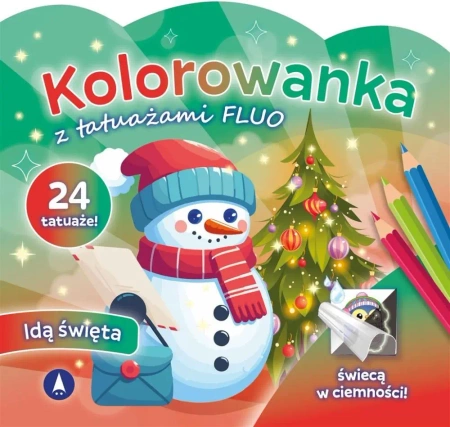 Kolorowanka z tatuażami flou Idą święta - praca zbiorowa