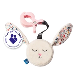 Zawieszka szumiący Króliś Felcia biały - Whisbear