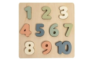 Puzzle drewniane Numery - Pearhead