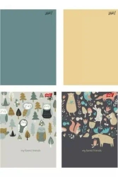 Zeszyt A5/32K linia dwukolorowa Nature (15szt) - UNIPAP