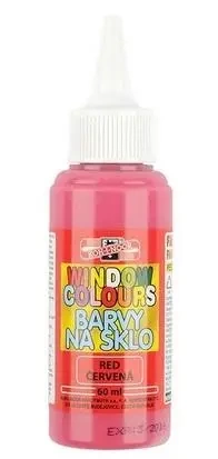 Farba witrażowa 60ml czerwona - Koh-I-Noor
